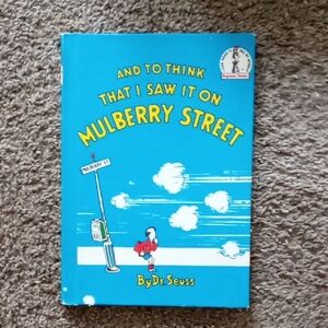 Dr Seuss 1964 Book Club Edition And To Think I Saw It On Mulberry Street Book